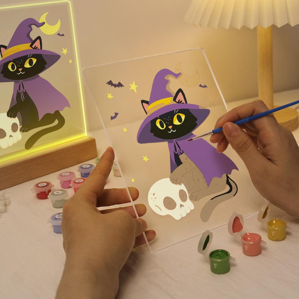 Witchy Cat | Paint by Numbers