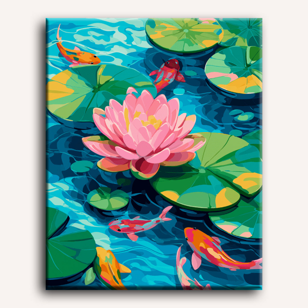 A Lotus Bloom | Paint by Numbers