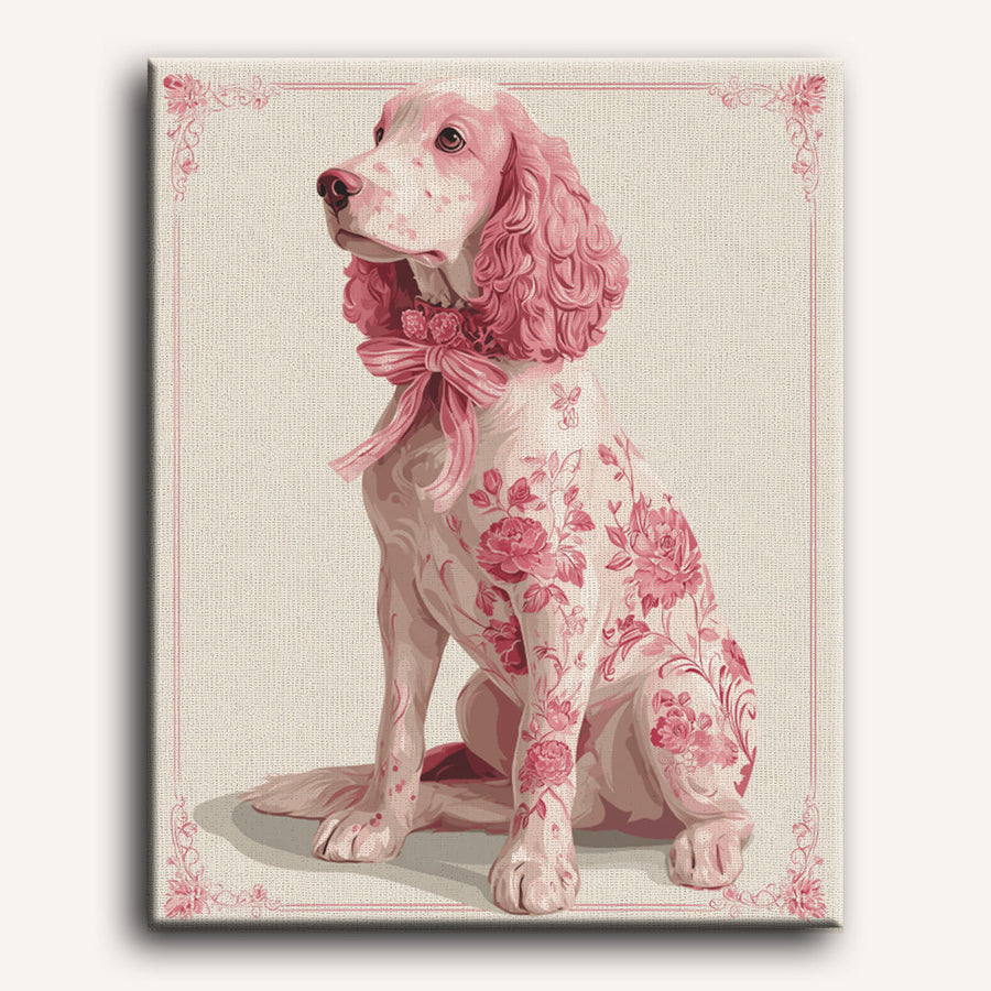 A Noble Spaniel | Paint by Numbers