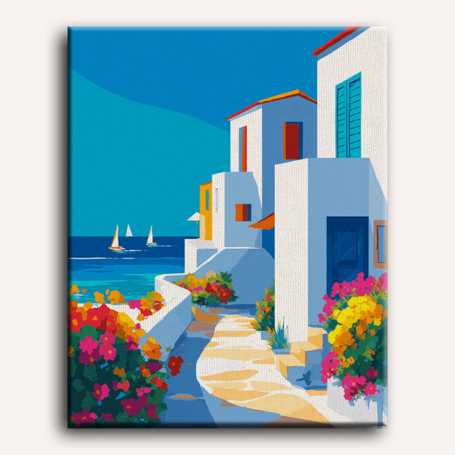 Azure Path | Paint by Numbers