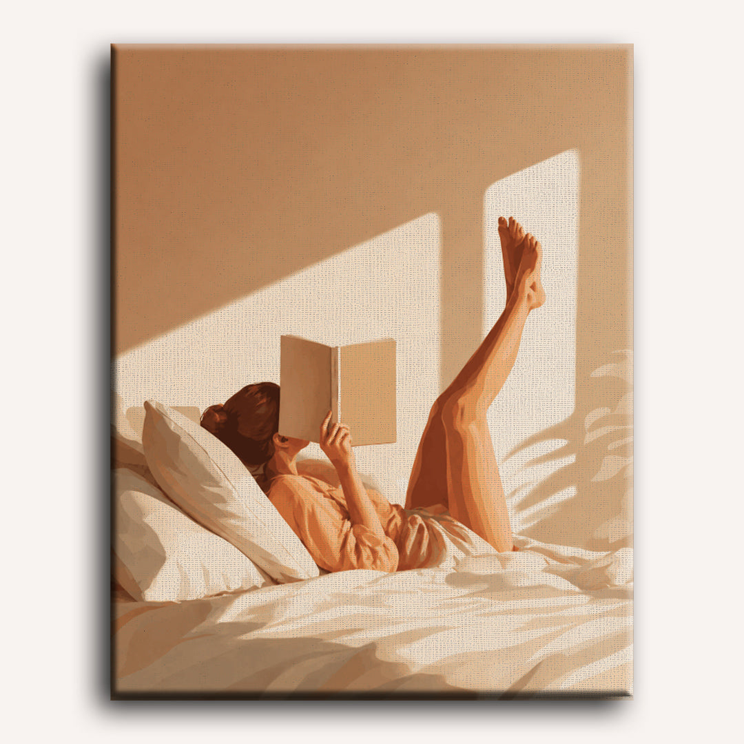 Behind Book Cover | Paint by Numbers