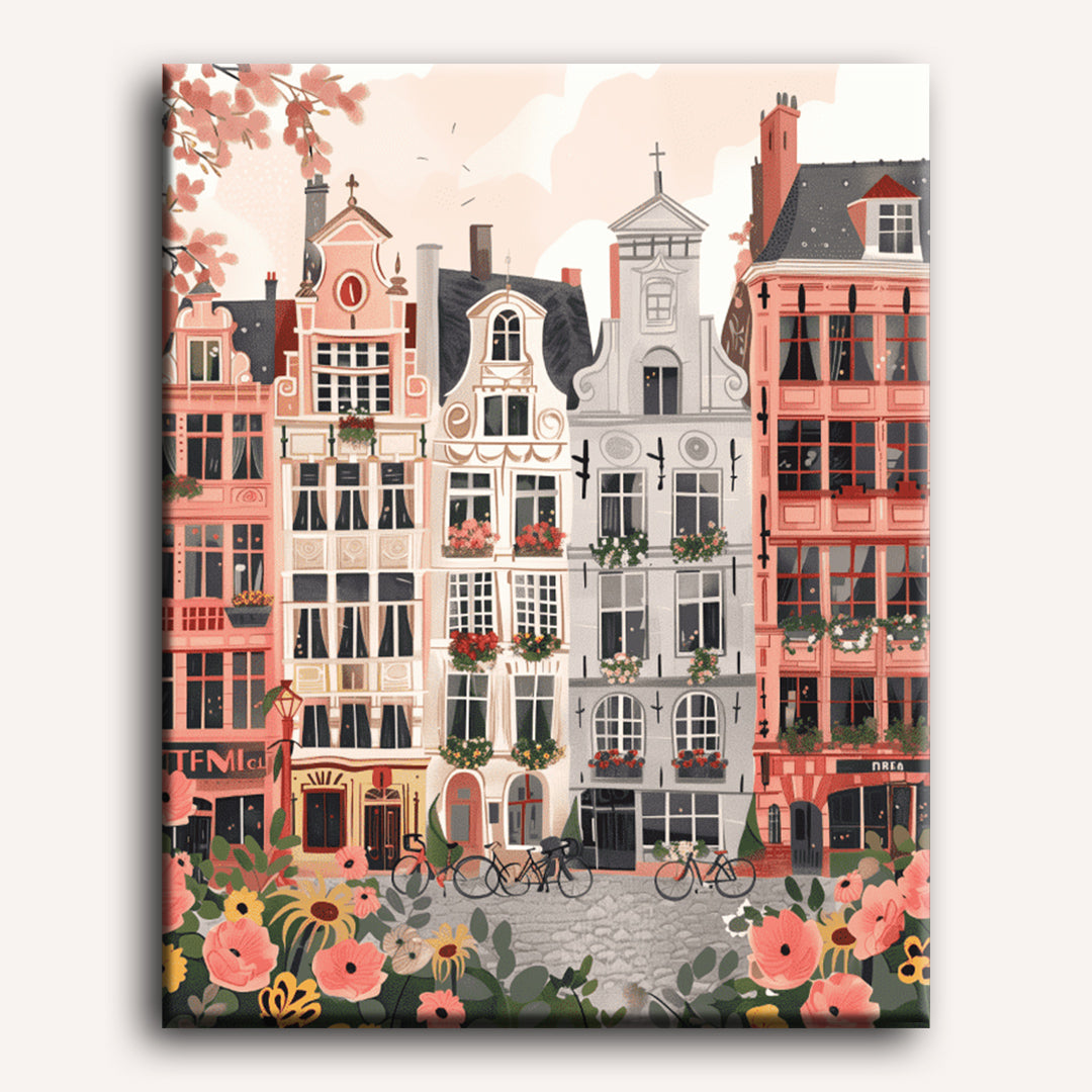Belgium City | Paint by Numbers