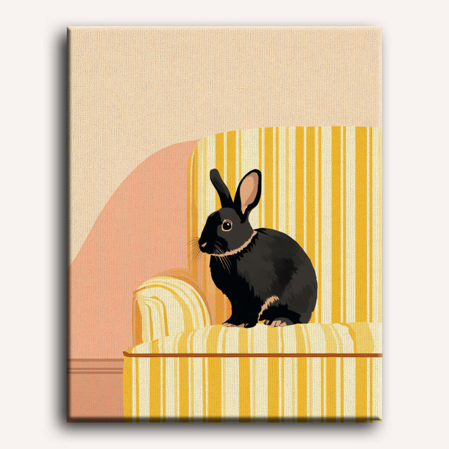 Black Rabbit | Paint by Numbers