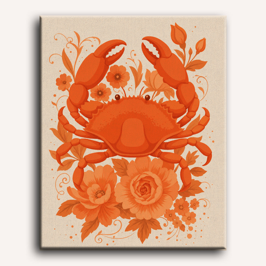 Blooming Crab | Paint by Numbers