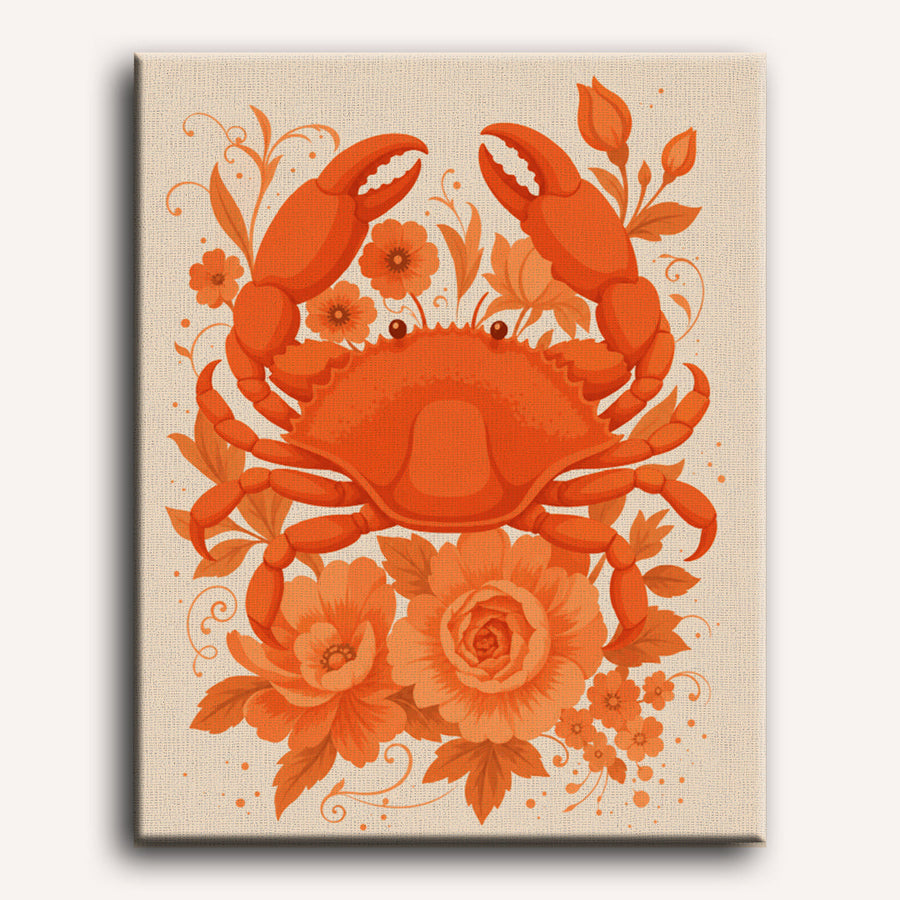 Blooming Crab | Paint by Numbers