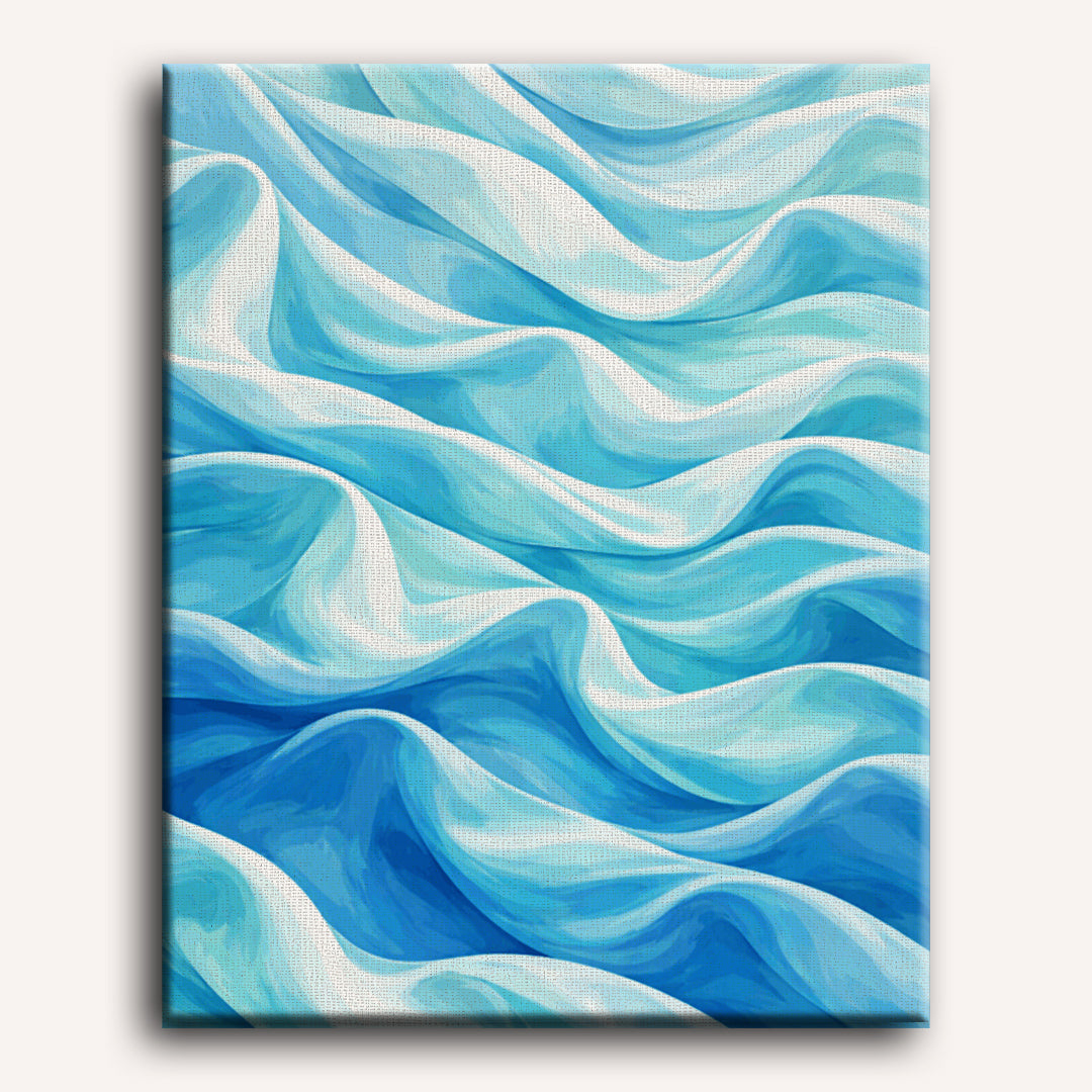 Blue Satin | Paint by Numbers