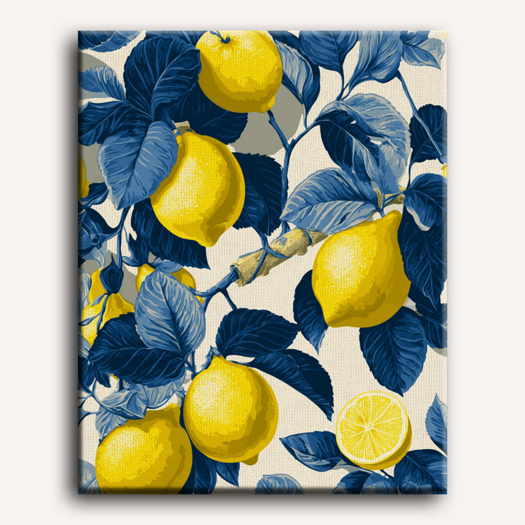 Botanical Blues | Paint by Numbers