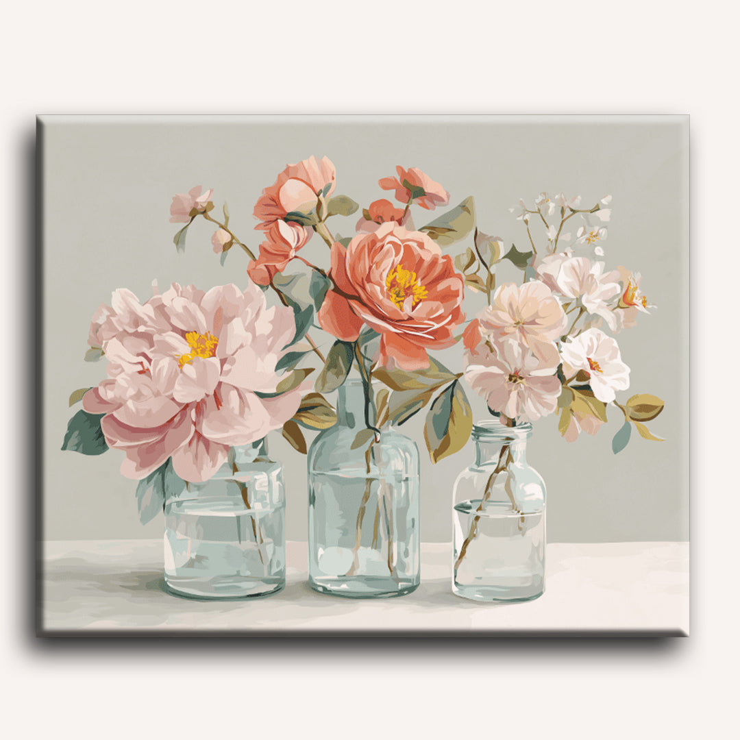 Botanical Glass | Paint by Numbers