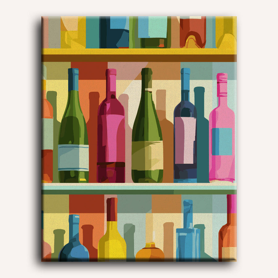 Bottled Palette | Paint by Numbers
