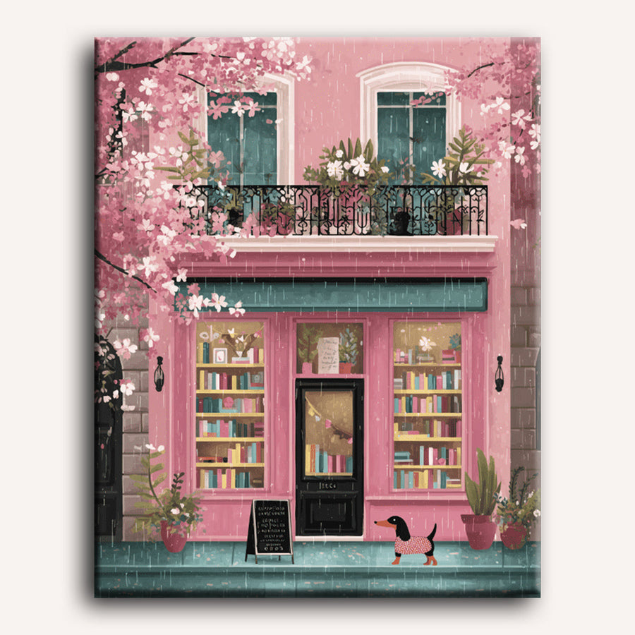 Boutique in Pink | Paint by Numbers