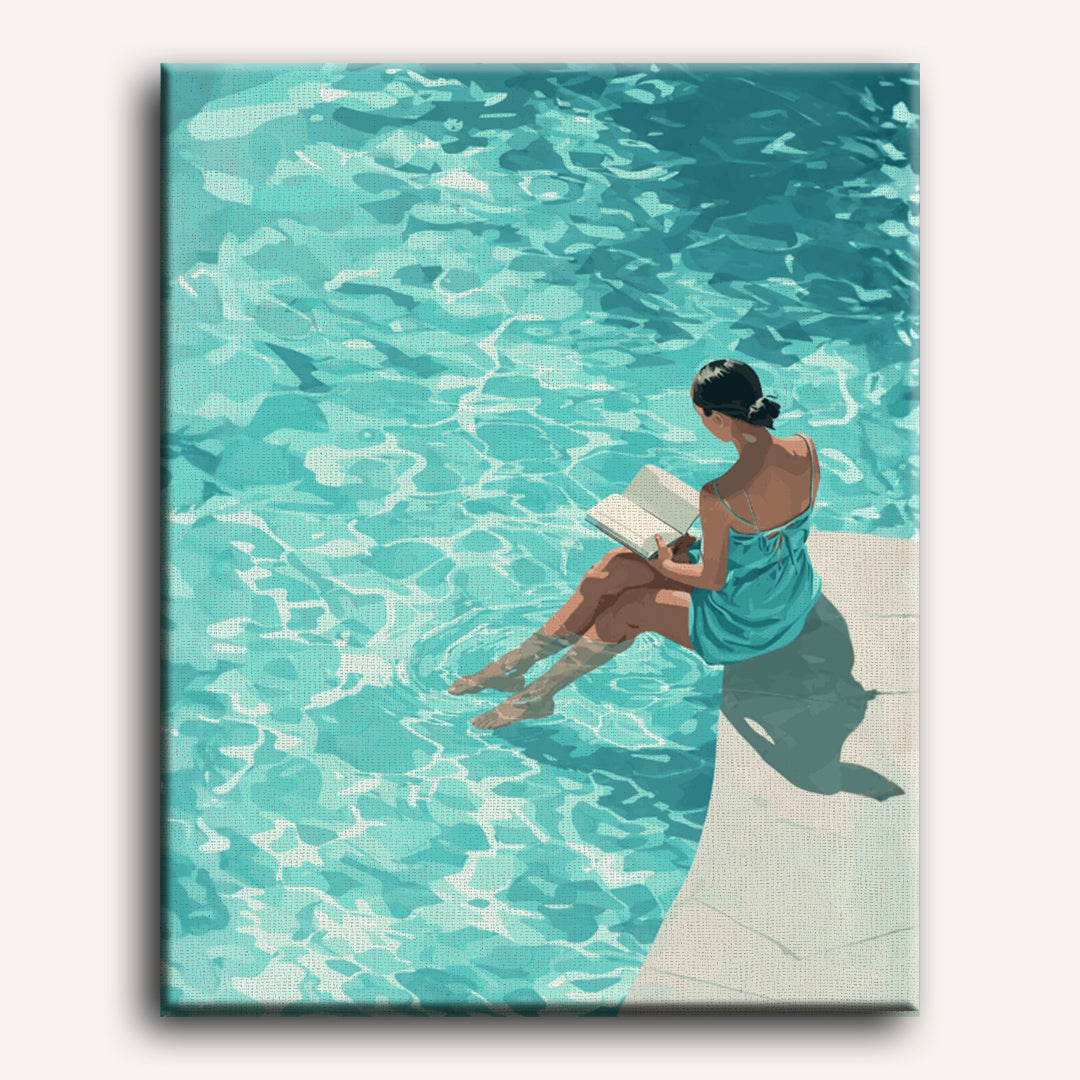 By the Pool | Paint by Numbers