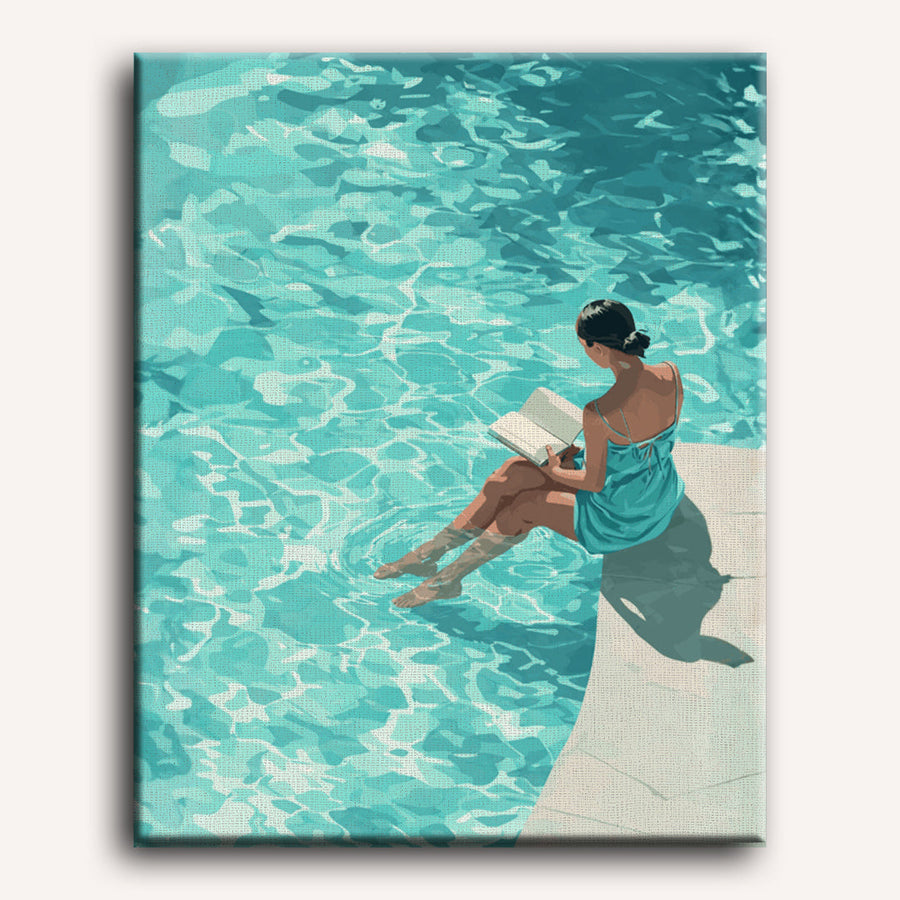 By the Pool | Paint by Numbers