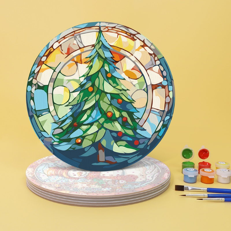 6 Mini Paintings | Christmas Placemats Set