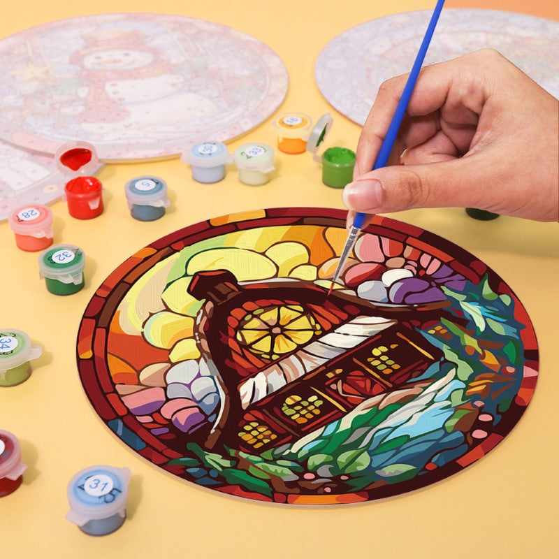 6 Mini Paintings | Christmas Placemats Set