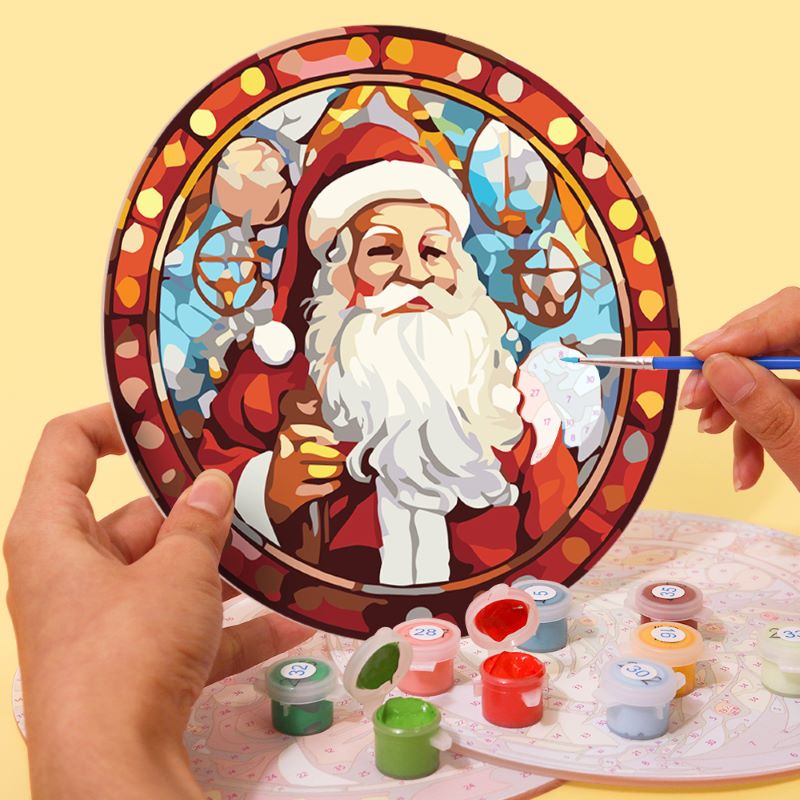 6 Mini Paintings | Christmas Placemats Set