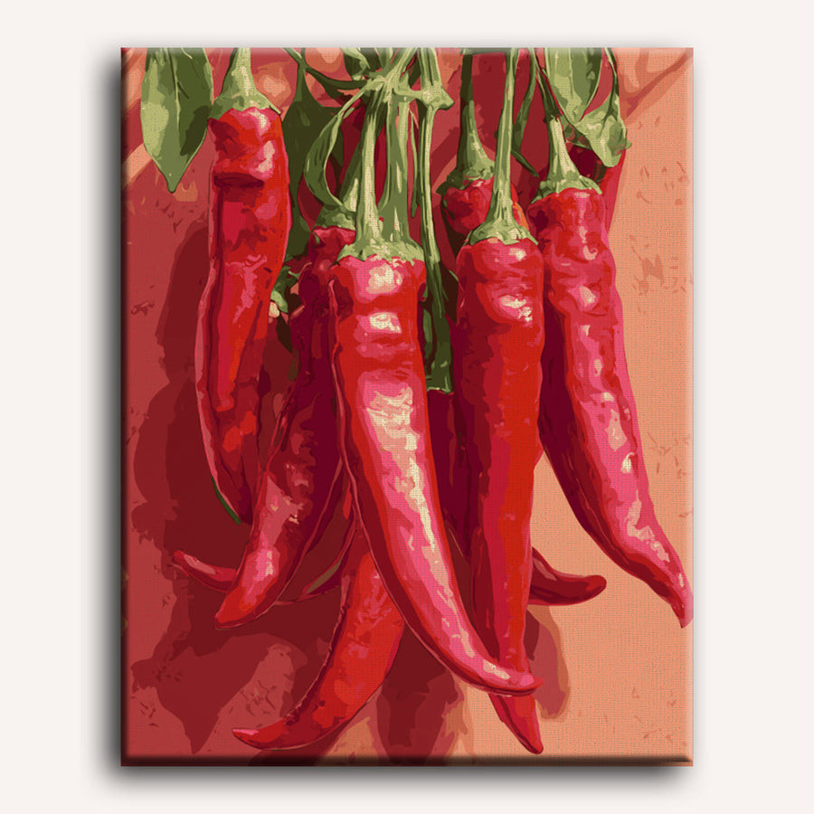 Chilli Pepper | Paint by Numbers