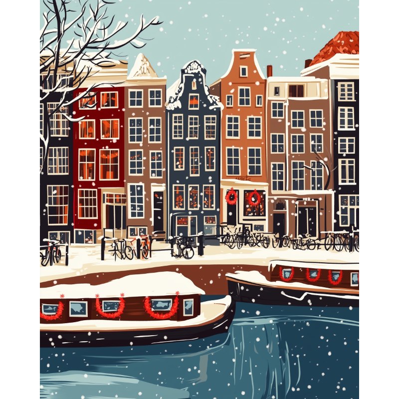 Christmas in Amsterdam | Paint by Numbers