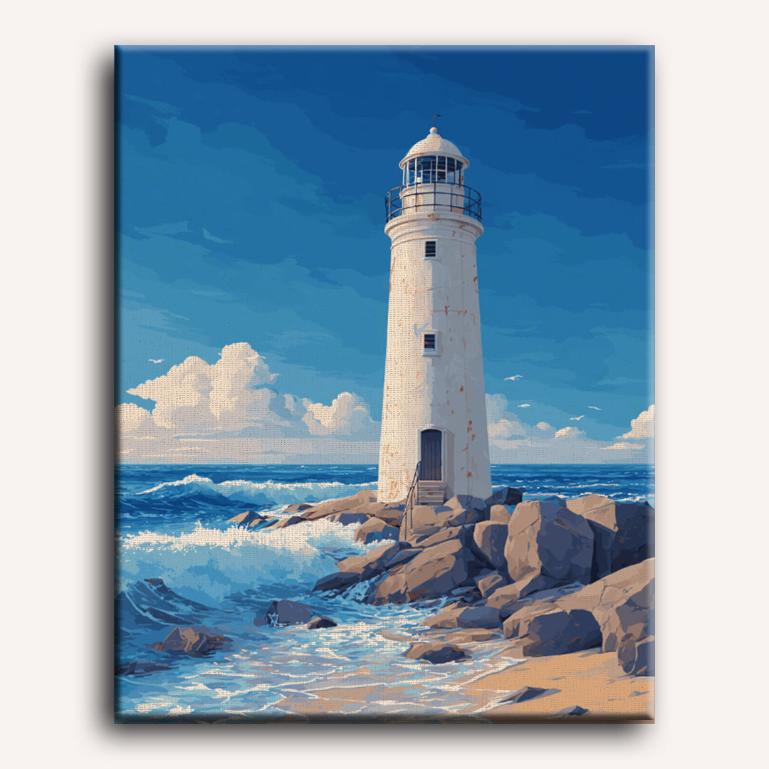 Coastal Lighthouse | Paint by Numbers