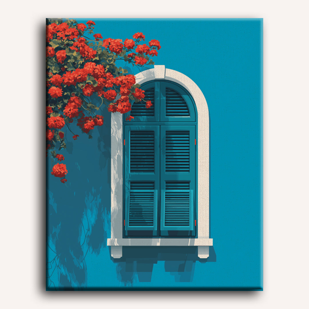 Coastal Shutters | Paint by Numbers