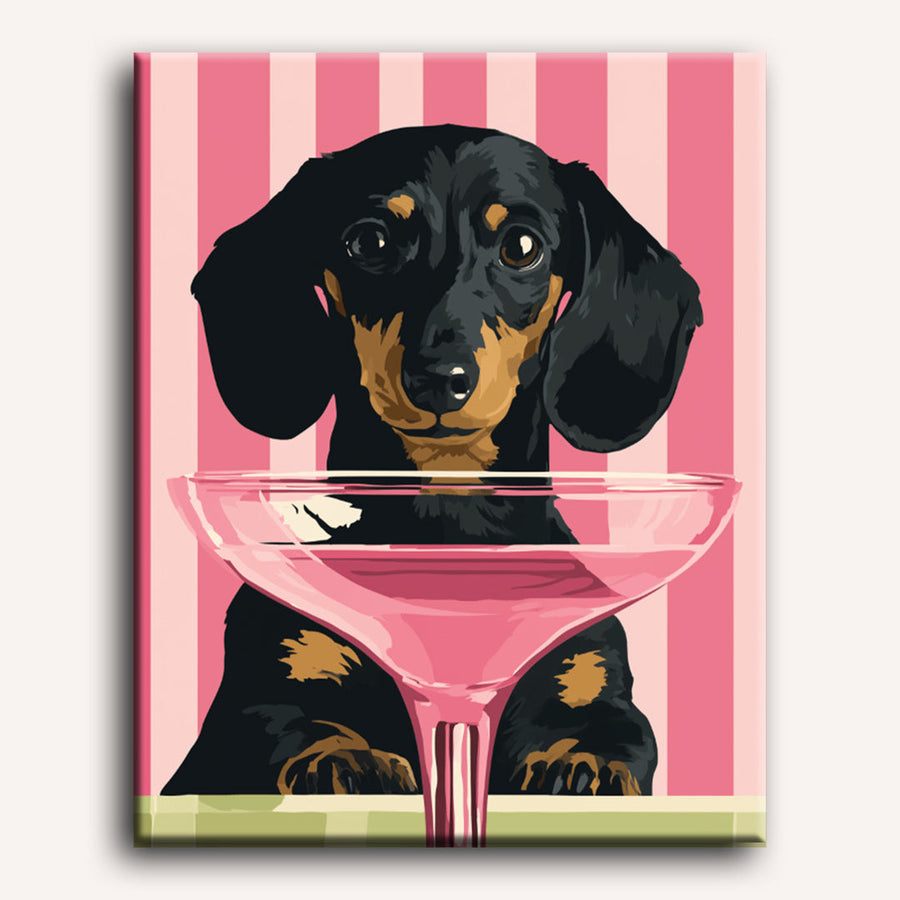 Cocktail Dog | Paint by Numbers