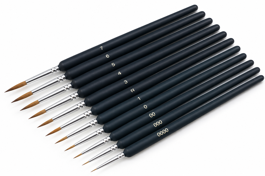 Premium Quality Paint Brush Set 10 Pieces | Artoria Paint by Numbers