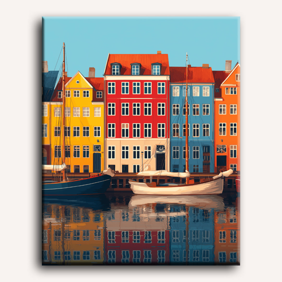 Colorful Copenhagen | Paint by Numbers