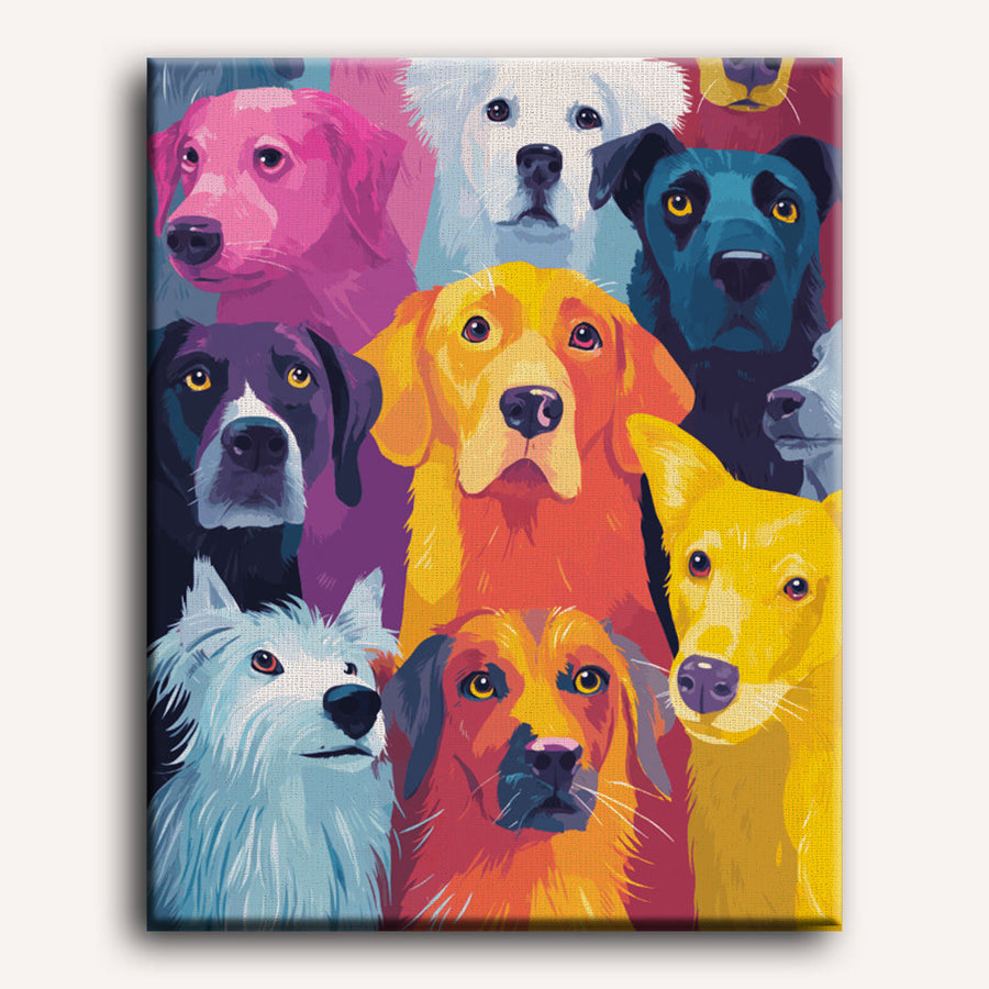 Colorful Friends | Paint by Numbers