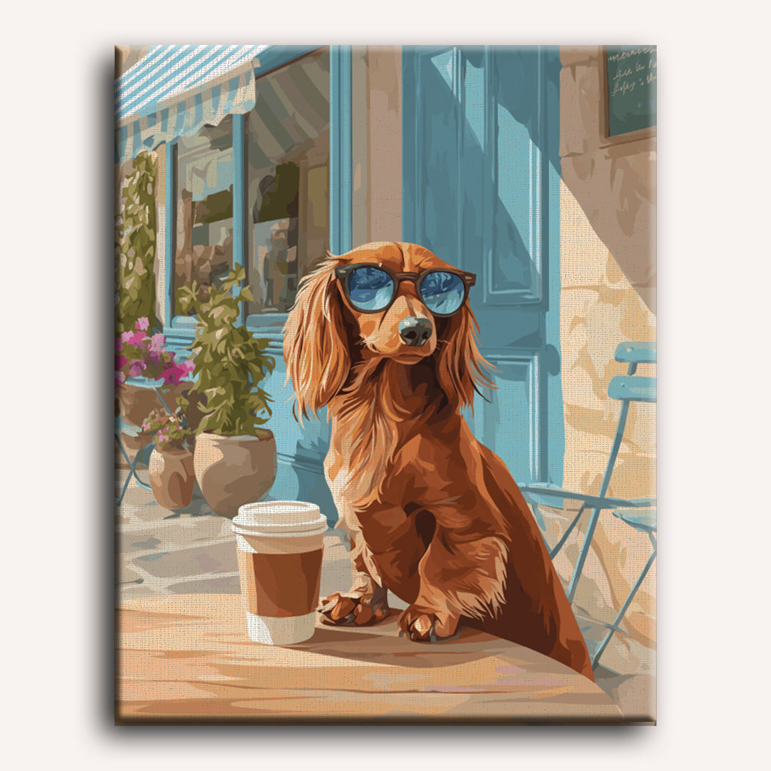 Cool Dog | Paint by Numbers