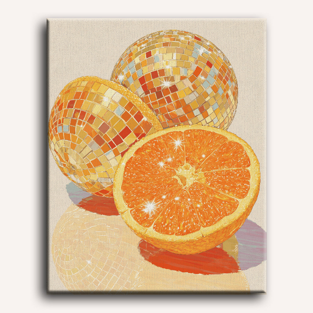 Disco - Orange | Paint by Numbers