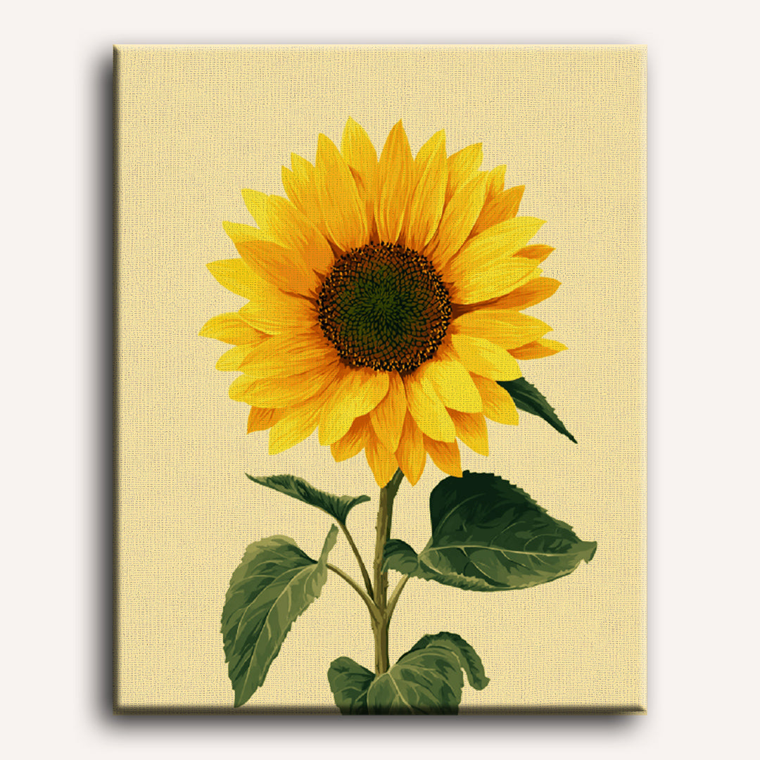 Golden Sunflower | Paint by Numbers