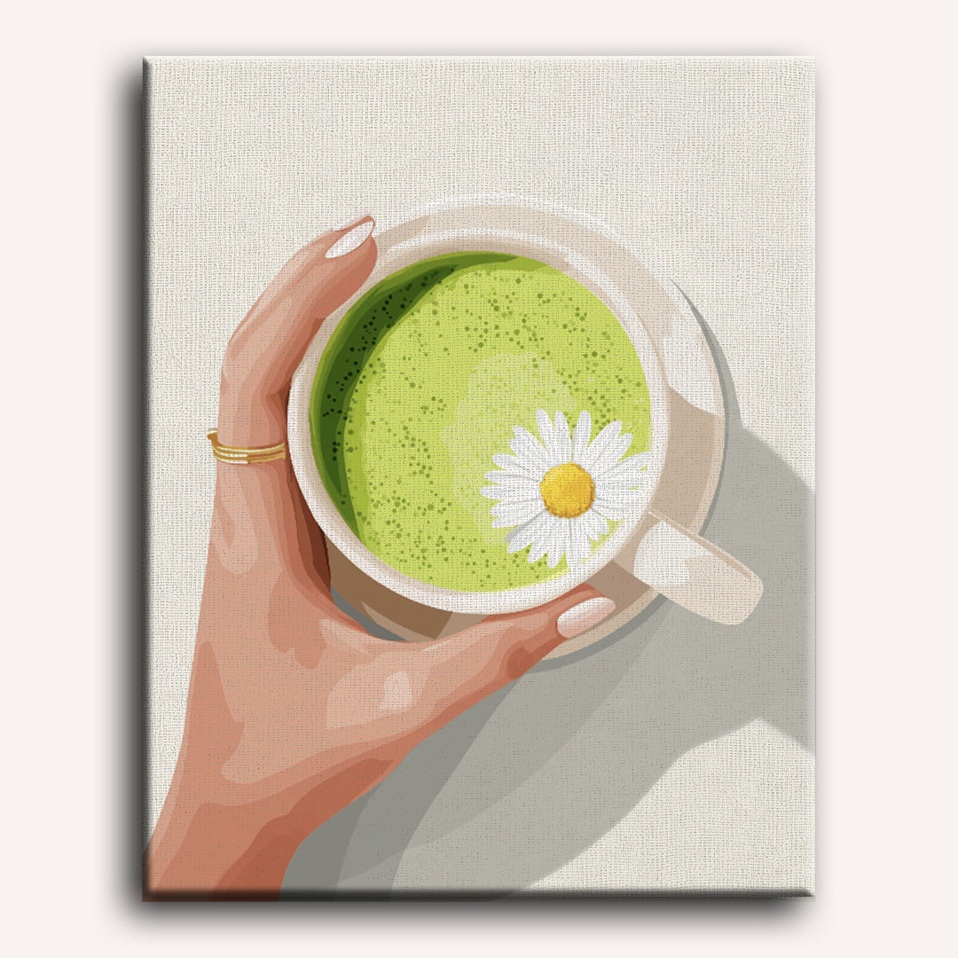 Matcha Latte | Paint by Numbers