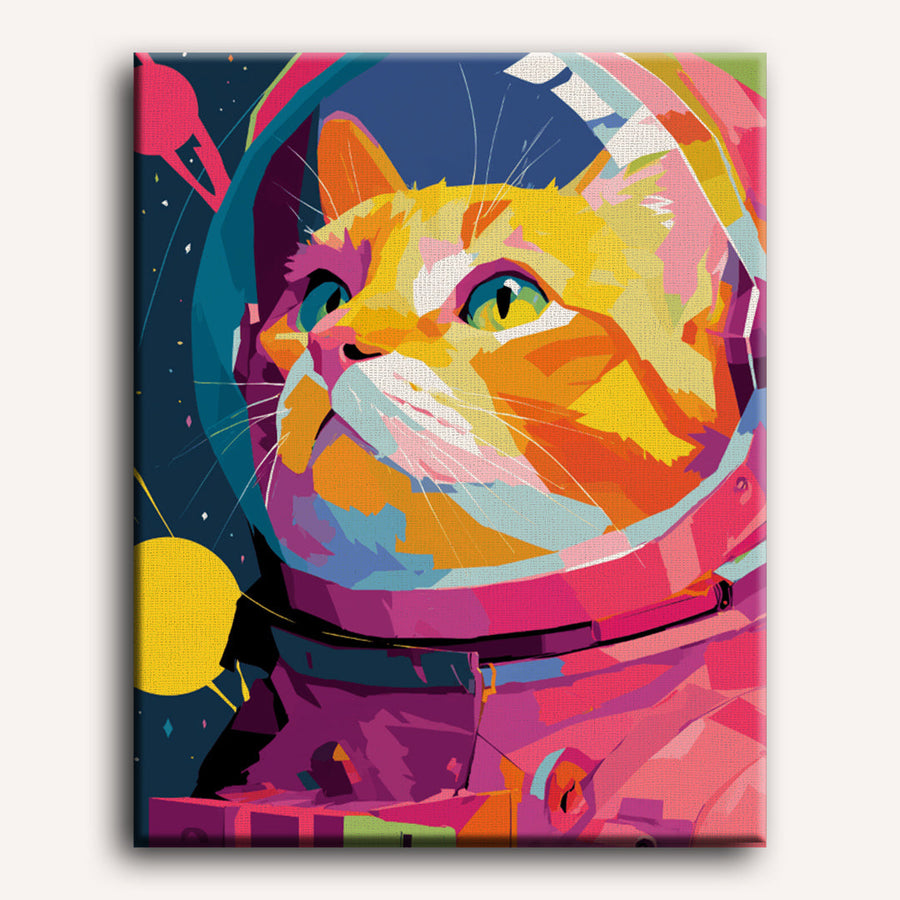 Cosmic Cat | Paint by Numbers