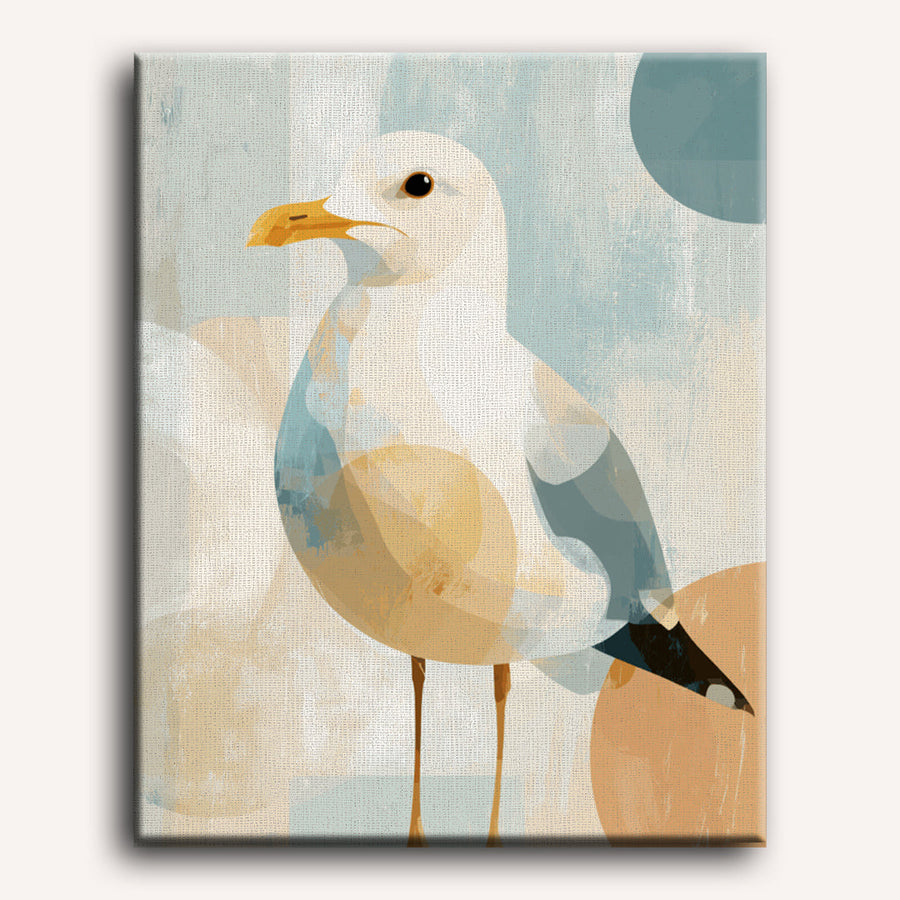 Curious Seagull | Paint by Numbers