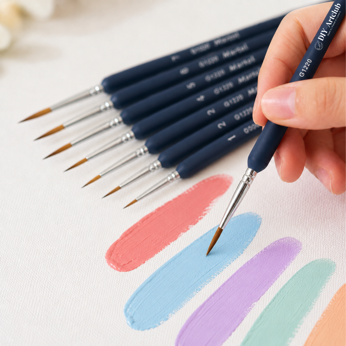 10 Mini Paintings | Paint by Numbers Set