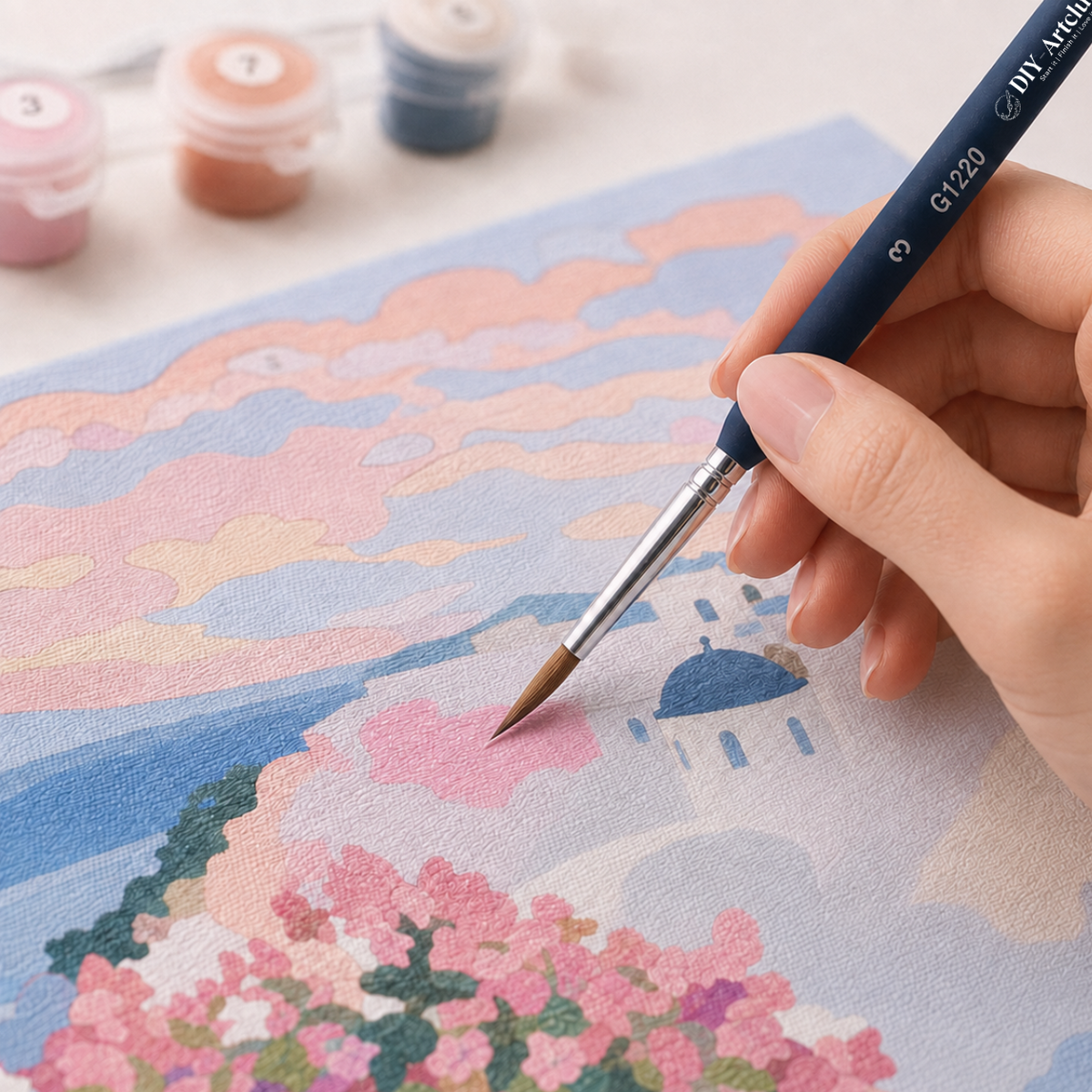 10 Mini Paintings | Paint by Numbers Set