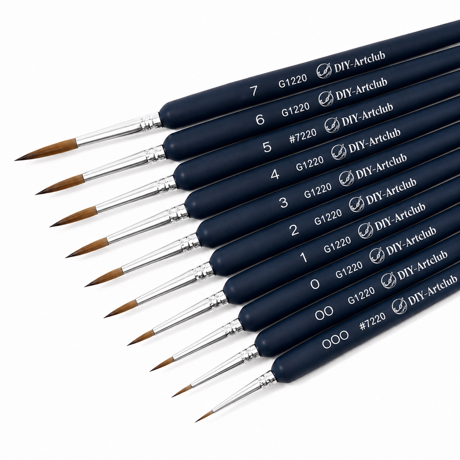 10 Mini Paintings | Paint by Numbers Set