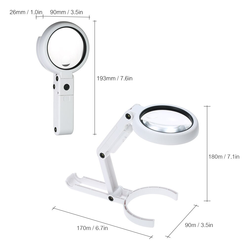 Handheld Magnifying Lamp | Paint by Numbers