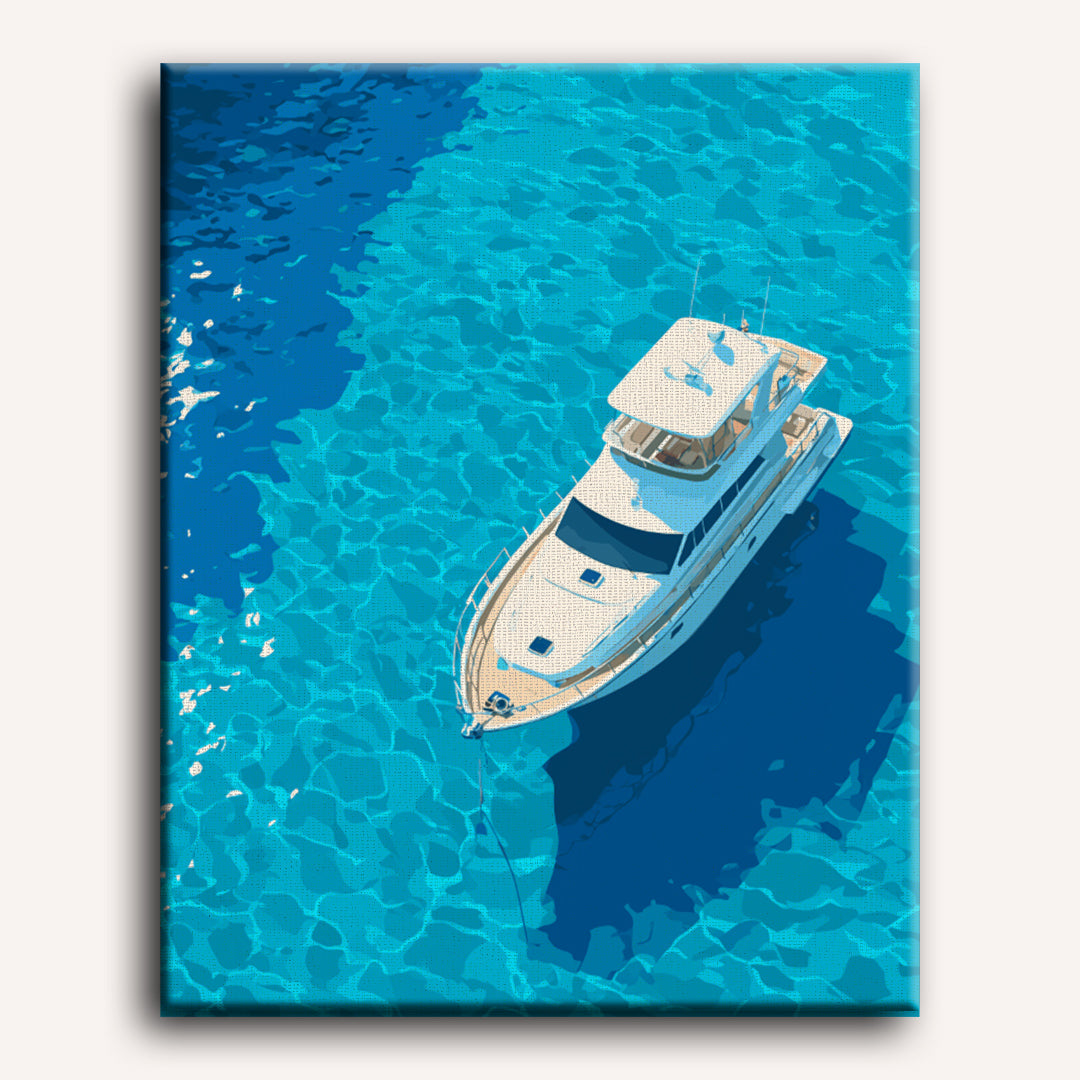Drifting in Blue | Paint by Numbers
