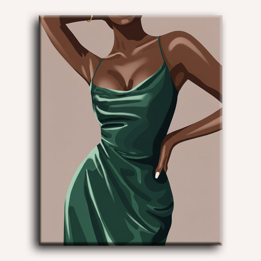 Elegant Lady | Paint by Numbers