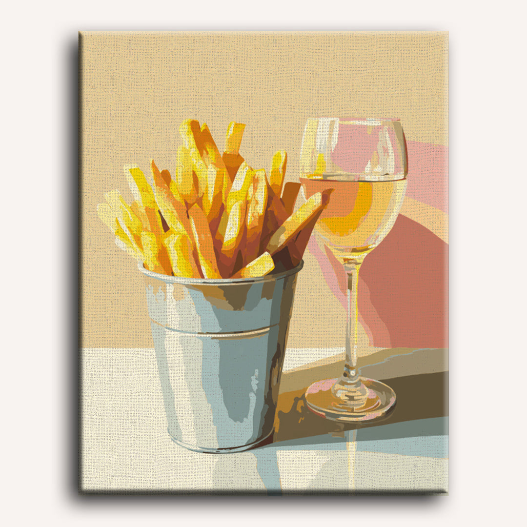 Fancy Fries | Paint by Numbers