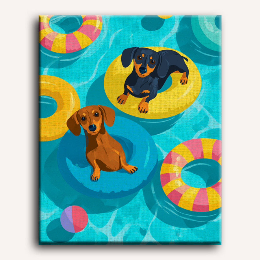 Floating Buddies | Paint by Numbers
