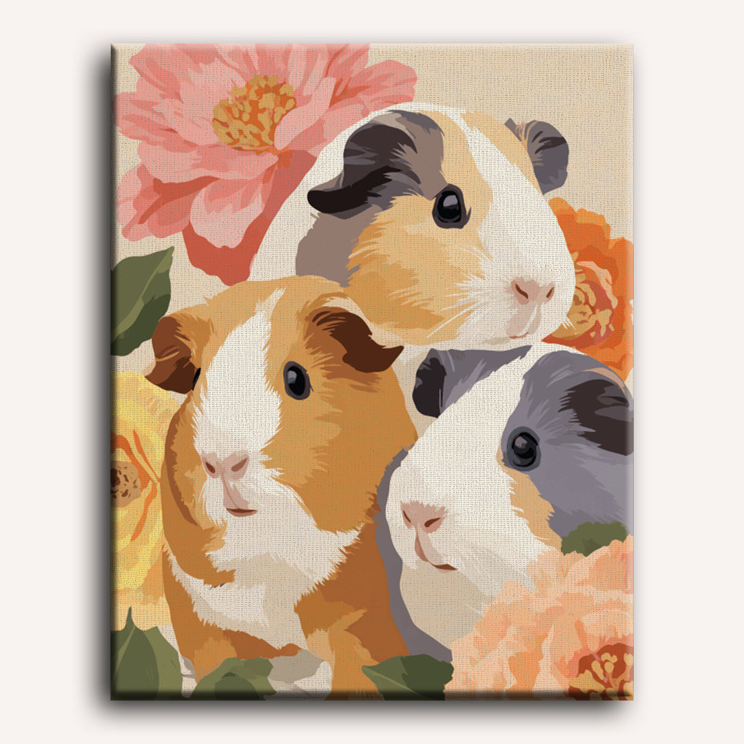 Fluffy Trio Set | Paint by Numbers