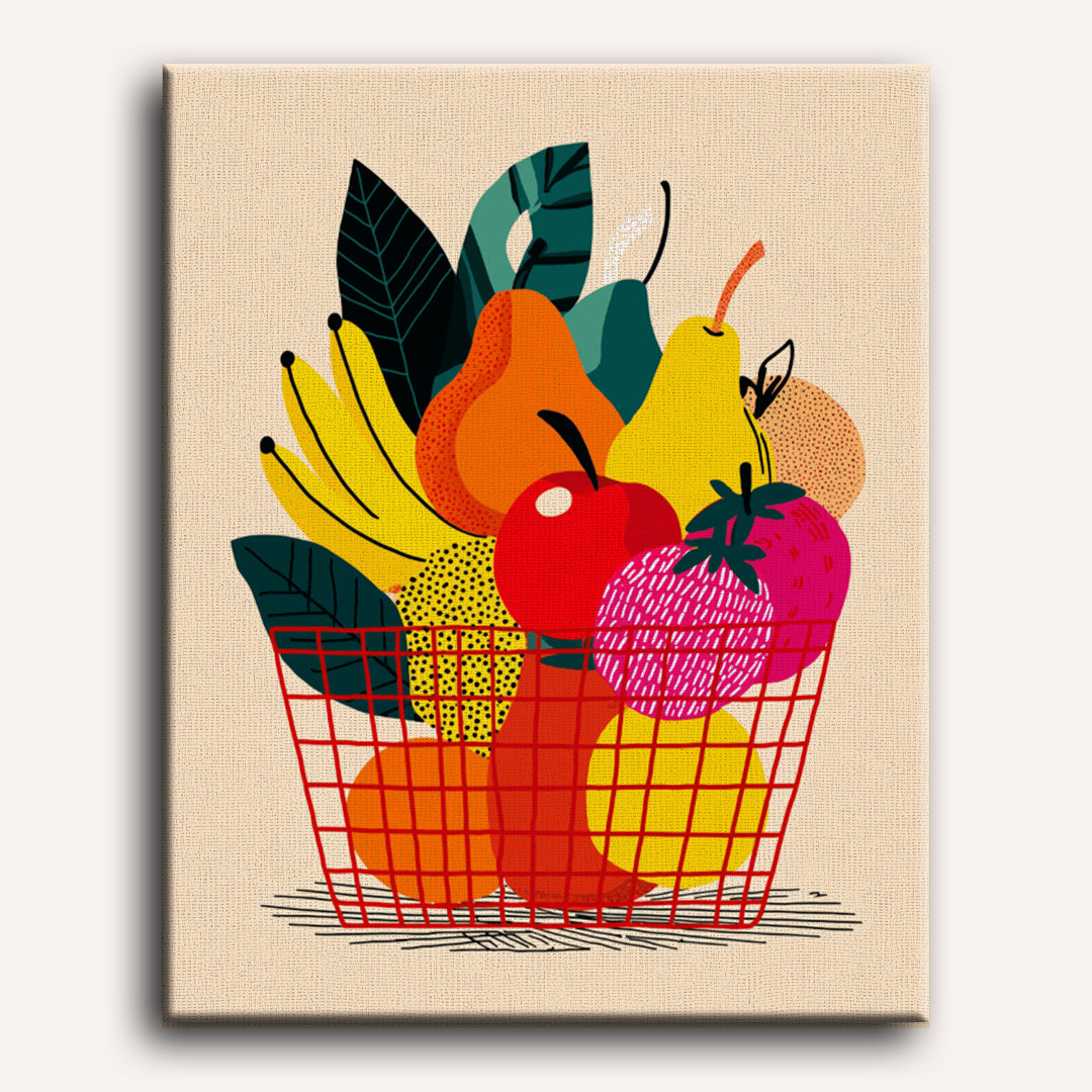 Fruit Basket | Paint by Numbers