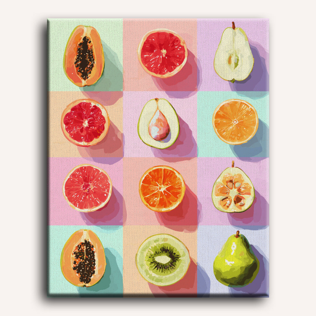Fruit Mosaic | Paint by Numbers