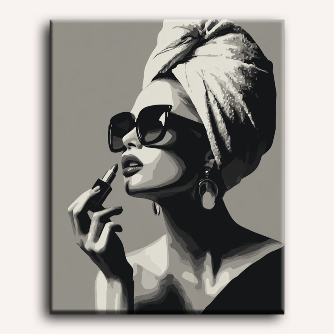 Grayscaled Fashion | Paint by Numbers