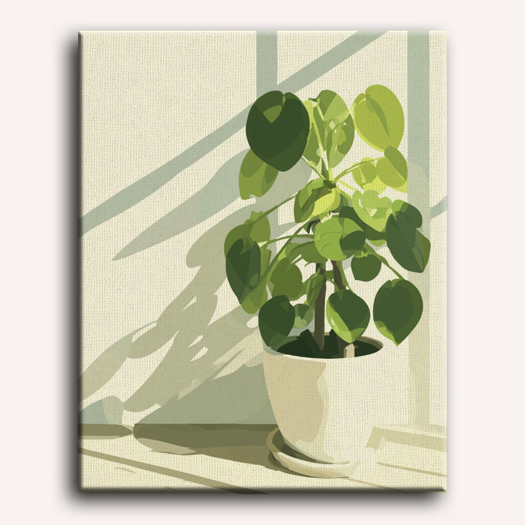 Green Minimalism | Paint by Numbers