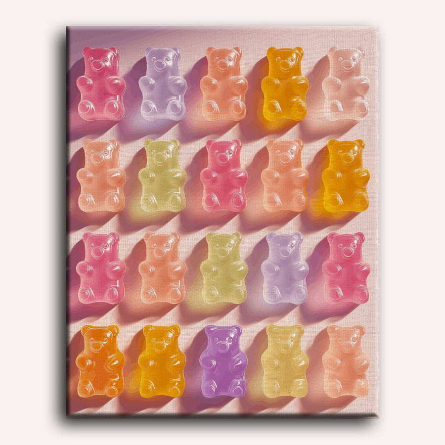 Gummy Bears | Paint by Numbers