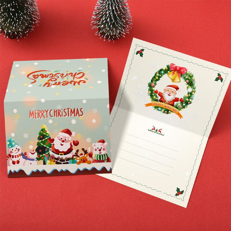 Paint by Numbers Christmas Cards - 6 Pieces