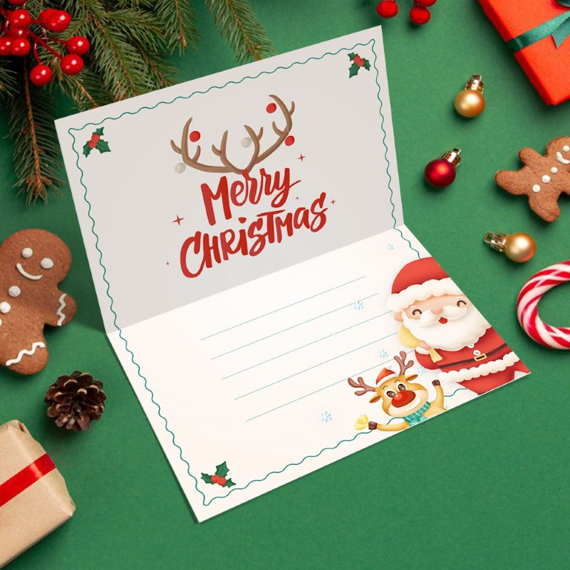 Paint by Numbers Christmas Cards - 6 Pieces
