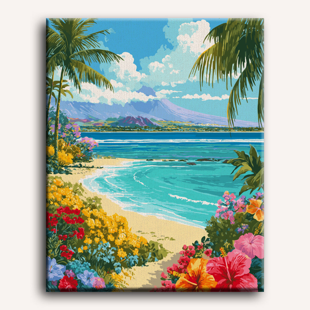 Hawaiian Landscape | Paint by Numbers